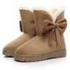 2016 NEW Women Boots Warm Winter Snow Boots Suede Ankle Boots Female Bowtie Thick Plush Inside Shoes Botas Mujer 2016 NEW Women Boots Warm Winter Snow Boots Suede Ankle Boots Female Bowtie Thick Plush Inside Shoes Botas Mujer