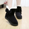 2016 NEW Women Boots Warm Winter Snow Boots Suede Ankle Boots Female Bowtie Thick Plush Inside Shoes Botas Mujer 2016 NEW Women Boots Warm Winter Snow Boots Suede Ankle Boots Female Bowtie Thick Plush Inside Shoes Botas Mujer
