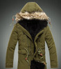 2017 Winter Military Army Style Solid Padded Parkas Fashion Warm Tooling Thick Overcoat Thick Hooded jacket Windbreaker 070202