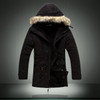 2017 Winter Military Army Style Solid Padded Parkas Fashion Warm Tooling Thick Overcoat Thick Hooded jacket Windbreaker 070202