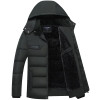 2017 Winter Men Jacket Casual Male Thicken Coat Warm Men Zipper Outwear cotton Jacket Hooded Parkas