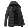 2017 Winter Men Jacket Casual Male Thicken Coat Warm Men Zipper Outwear cotton Jacket Hooded Parkas