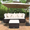 Patio Rattan Wicker Sofa Furniture Set