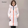 2017 Winter jacket women Thick Long Women Parkas Hooded Female Outwear Coat Down Cotton Padded Snow Wear