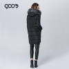 2017 winter jacket women fur hood parka hooded women's thick warm long winter jacket women fur collar winter parkas plus size