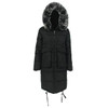 2017 winter jacket women fur hood parka hooded women's thick warm long winter jacket women fur collar winter parkas plus size