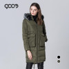 2017 winter jacket women fur hood parka hooded women's thick warm long winter jacket women fur collar winter parkas plus size