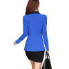 2017 Hot Fashion Korean Elegant One Button Business Suit Blazers OL Slim Patchwork Blazer Jackets Women's Suit