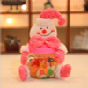 2017 Hot Fashion Christmas Candy Storage Bottles Jars Santa Claus Snowman Bottles Stocking Gift Bag Xmas Decoration