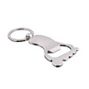 2017 Hot Creative Foot Shaped Beer Bottle Opener Personalized Funny Stainless Steel Credit Card Bottle Opener Bar Tool cerveja
