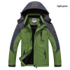 2017 hot Brand Luo Baoluo winter jacket men Plus velvet warm wind parka 6XL plus size black hooded winter coat men