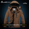 2017 hot Brand Luo Baoluo winter jacket men Plus velvet warm wind parka 6XL plus size black hooded winter coat men