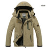 2017 hot Brand Luo Baoluo winter jacket men Plus velvet warm wind parka 6XL plus size black hooded winter coat men
