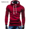 2017 Hoodies Men Sudaderas Hombre Hip Hop Mens Brand Solid Color Turtleneck Pullover Hoodie Sweatshirt Slim Fit Men Hoody