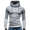 2017 Hoodies Men Sudaderas Hombre Hip Hop Mens Brand Solid Color Turtleneck Pullover Hoodie Sweatshirt Slim Fit Men Hoody