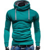 2017 Hoodies Men Sudaderas Hombre Hip Hop Mens Brand Solid Color Turtleneck Pullover Hoodie Sweatshirt Slim Fit Men Hoody