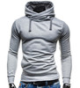 2017 Hoodies Men Sudaderas Hombre Hip Hop Mens Brand Solid Color Turtleneck Pullover Hoodie Sweatshirt Slim Fit Men Hoody