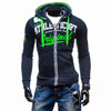 2017 Hoodies Men Sudaderas Hombre Hip Hop Mens Brand Letter Hooded Zipper Hoodie Sweatshirt Slim Fit Men Hoody XXXL