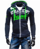 2017 Hoodies Men Sudaderas Hombre Hip Hop Mens Brand Letter Hooded Zipper Hoodie Sweatshirt Slim Fit Men Hoody XXXL