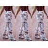 2017 Hirigin Women Fashion Casual Pants Trousers Summer Women Loose Stretch High Waist Pants Wide Leg Long Palazzo Trousers 1