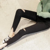2017 High Waist Jeans Women Skinny Ripped Jeans Denim Trousers Fashion Pencil Jeans For Women Skinny Irregular pants Women