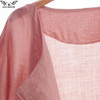 2017 high quality Summer Clothing Cardigans Casual Women's Blouses cotton Shirts for Women Fashion Plus Size zipper Kimonos Tops