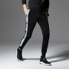 2017 High Quality Men Sportswear Pants Mens Fitness Workout Pants Skinny Sweatpants Trousers Jogger Pants Left Print Joggers