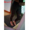 2016 New Fashion Ankle-Length Pants Solid Color Hollow Out pantalon femme Pants Women Sweatpants Cargo Jogger Pants