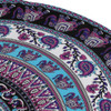 2016 New Brand High Quality Purple Elephant Round Beach Pool Home Shower Towel Blanket Table Chiffon Cloth Mat Nov 2