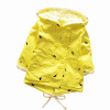2016 new Baby Girl Jacket Coat Spring Outwear Roupa Feminina Bright Kids Hooded Cardigan Yellow Babies Trench Wholesale