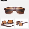 2016 Fashionable Wood Sunglasses Men Reflective Sun Glasses Outdoors Square Eyewear Gafas De Sol Oculos De Sol Feminino