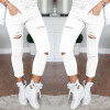 2016 Fashion Women Pants Hollow Out Pants Women Sweatpants Cargo Jogger Pants Skinny Stretch Slim Fit Army Green Pencil Pants