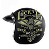Vintage retro motorcycle helmet open face scooter chopper old school helmets