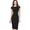 2016 Fashion Designer Women Dress Short Sleeve Mid Calf  Dresses Sexy Sheath Plus Size Dresses Female Casual Sheath Slash Dress