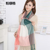 2016 Fashion cashmere scarf Women Wool Winter Scarf Women Spain Plaid Scarf Thick Brand Shawls and Scarves foulard