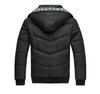 2016 Fashion Brand New Men Winter Black Down Jacket Warm Hooded Down-jackets High Quality Outwear Parka Coat Overcoat