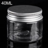Cosmetic Mini Travel Empty Bottle Jar Round Aluminum Cover Plastic Lip Balm Make-up Bottling Box Makeup Cosmetic Face Cream Jar