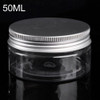 Cosmetic Mini Travel Empty Bottle Jar Round Aluminum Cover Plastic Lip Balm Make-up Bottling Box Makeup Cosmetic Face Cream Jar