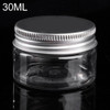 Cosmetic Mini Travel Empty Bottle Jar Round Aluminum Cover Plastic Lip Balm Make-up Bottling Box Makeup Cosmetic Face Cream Jar