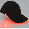 Coromose LED Light Flash Baseball Cap Fashion LED Lighted Glow Club Party Black Fabric Travel Hat Baseball Cap FGM04