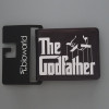 Cool Movie Godfather Wallet For Men Vintage Letter Printing Short Leather Wallets Bifold Dollar Money Bag ID Card Holder Purse