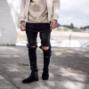 Cool Mens Hip Hop Jeans Skinny Pencil Men Denim Pants Destroyed Distressed Ripped Jeans With Holes For Men Cool Mens Hip Hop Jeans Skinny Pencil Men Denim Pants Destroyed Distressed Ripped Jeans With Holes For Men
