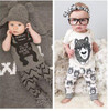2017 New summer style cotton baby boys girls clothes short sleeve baby romper newborn clothes jumpsuit infant clothing