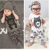 2017 New summer style cotton baby boys girls clothes short sleeve baby romper newborn clothes jumpsuit infant clothing