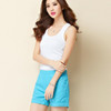 2017 New Summer Shorts Women Casual Fashion Candy Color Hot Sales Shorts Female Plus Size Loose Ladies Leisure Shorts