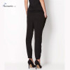 2017 New Summer Pants Women OL Chiffon Mid Waist Harem Pants Bow Tie Drawstring Sweet Elastic Waist Pocket Loose Casual Trousers