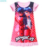 2017 new summer miraculous Ladybug clothing children dress Moana princess girl print vaiana dress Costumes Summer Girl Dress