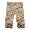 2017 New Summer Military Half Cargo Pants Men Cotton Multi-Pockets Casual Loose Short Pants Capris Plus Size Cropped Trousers