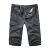 2017 New Summer Military Half Cargo Pants Men Cotton Multi-Pockets Casual Loose Short Pants Capris Plus Size Cropped Trousers