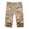 2017 New Summer Military Half Cargo Pants Men Cotton Multi-Pockets Casual Loose Short Pants Capris Plus Size Cropped Trousers